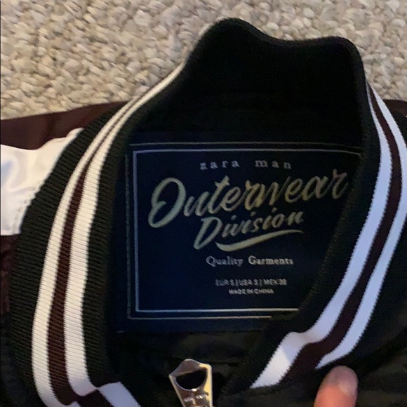 zara man outerwear division